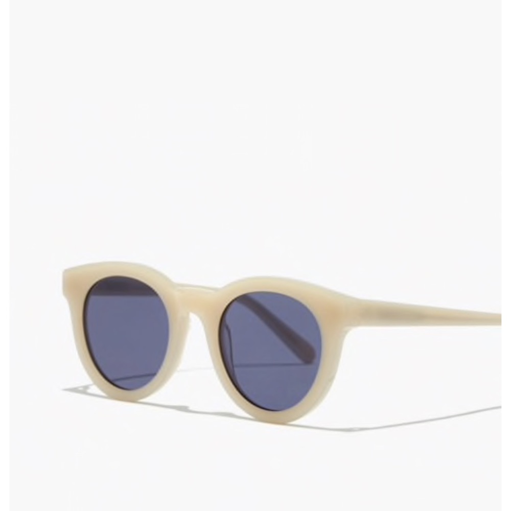New Madewell Halliday Sunglasses Milky Pearl Ivory